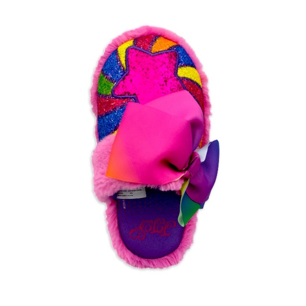 NWT Nickelodeon Jojo Siwa Star Swirl Scuff Slipper - Picture 5 of 6